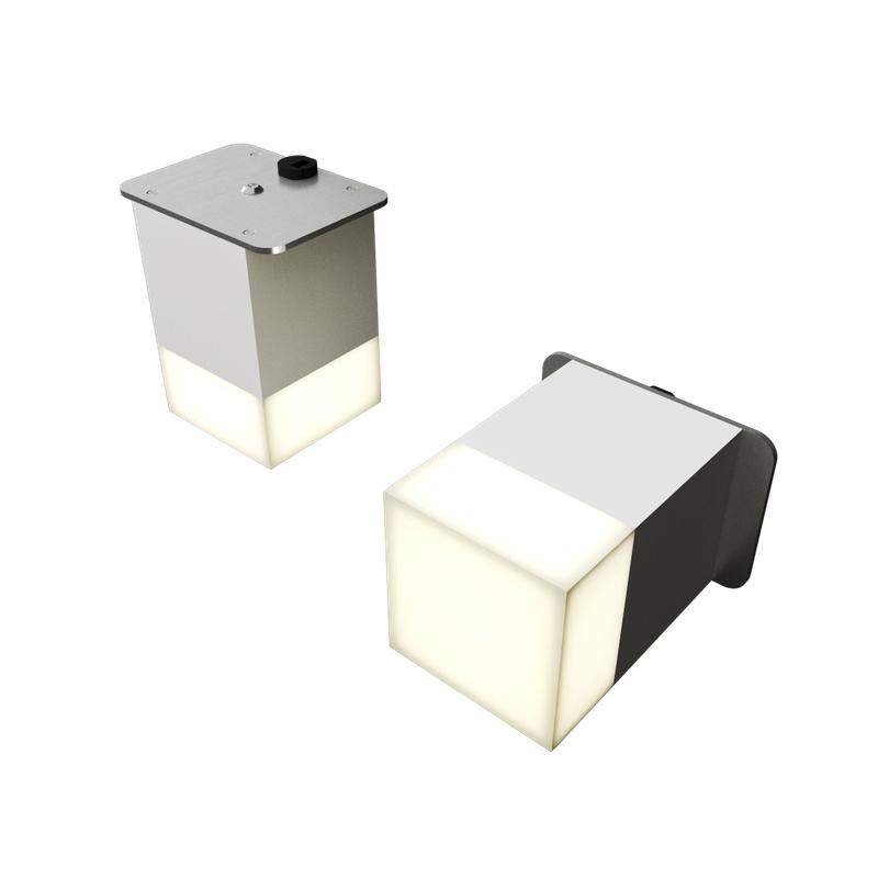 светильник светодиодный rve-lbx-lumo20-plaza5010-2-gr квадрат грильято 2шт 40х40х60мм 6вт встраиваемый 4000к бел. rvelektro rve00003237 от BTSprom.by