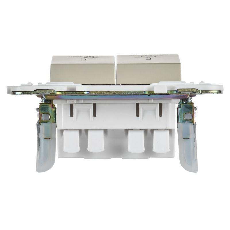  Выключатель 2-кл. SKANDY 10А SK-V16B для отелей с индикацией беж. IEK SK-V20-2-10-K10 фото в каталоге от BTSprom.by