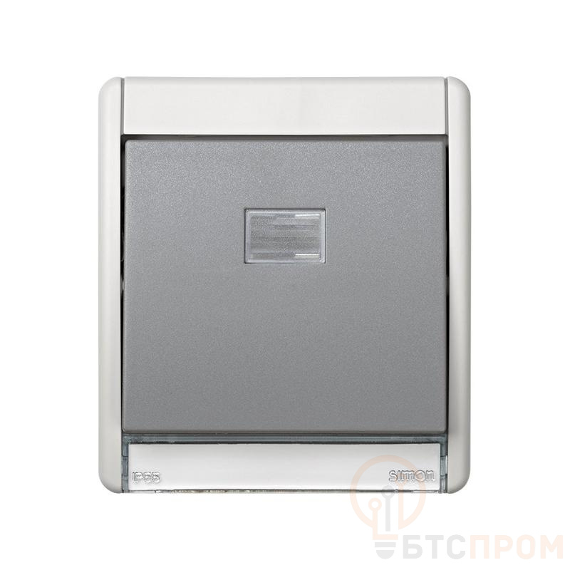 Рамка 1-м Simon44 Aqua с клавишей с подсветкой сер. Simon 4400010-035 фото в каталоге от BTSprom.by  Рамка 1-м Simon44 Aqua с клавишей с подсветкой сер. Simon 4400010-035 фото в каталоге от BTSprom.by