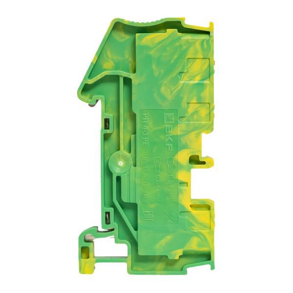  Колодка клеммная пружинная 4 Push-in 3 вывода земля EKF PIT-4-3-pe фото в каталоге от BTSprom.by