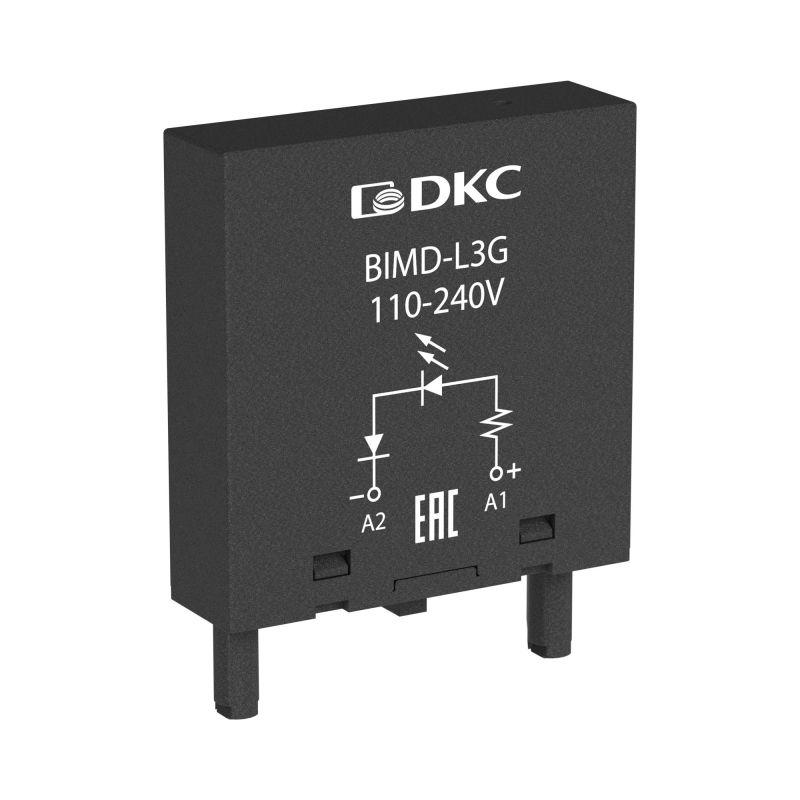 модуль индикации led 6-24в ac/dc зел. dkc bimd-l1g от BTSprom.by