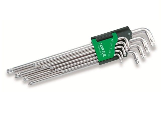 набор ключей torx t10-т50 9шт экстра-длин. toptul gaal0923 от BTSprom.by