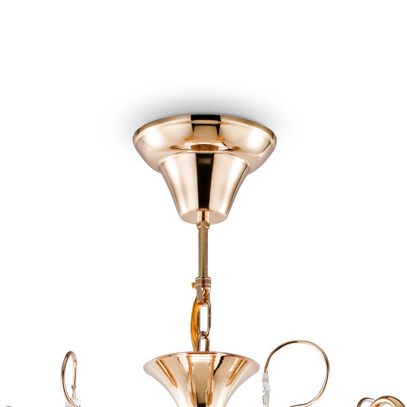  Люстра Leona 40Вт E14х5 IP20 Freya FR1127-PL-05-G фото в каталоге от BTSprom.by