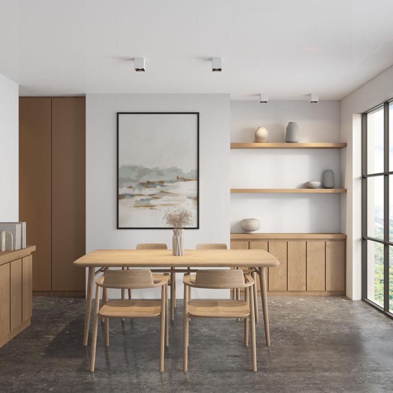  Светильник 10Вт GU5.3 IP20 LED накладной пластик бел./черн. DENKIRS 632184 фото в каталоге от BTSprom.by