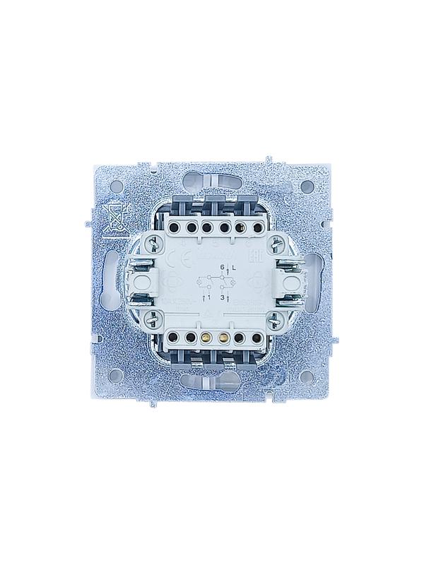  Выключатель 2-кл. с индик. СП ZIMA IP20 10А безвинт. зажим бел. LEZARD 704-0288-112QC фото в каталоге от BTSprom.by