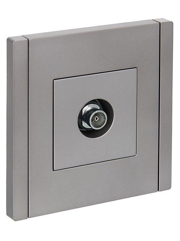 розетка tv оконечная forte&piano fp528 сталь iek fp-a10-o-k46 от BTSprom.by