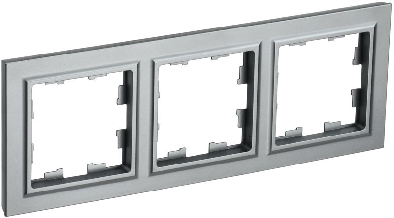 рамка 3-м brite ру-3-брс сталь iek br-m32-k46 от BTSprom.by