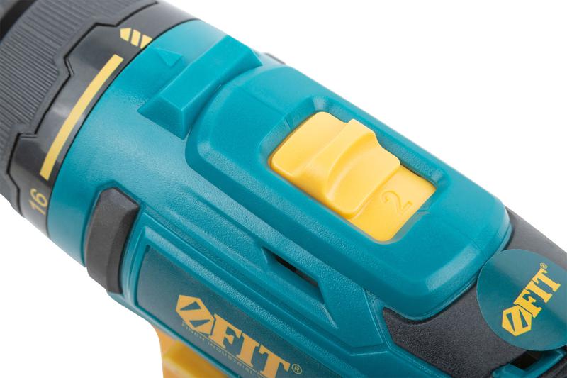  Дрель-шуруповерт аккумуляторная 14.4В 0-400/1450об/мин 23Нм 1 (Li-Ion) 1.3А.ч FIT 80187 фото в каталоге от BTSprom.by