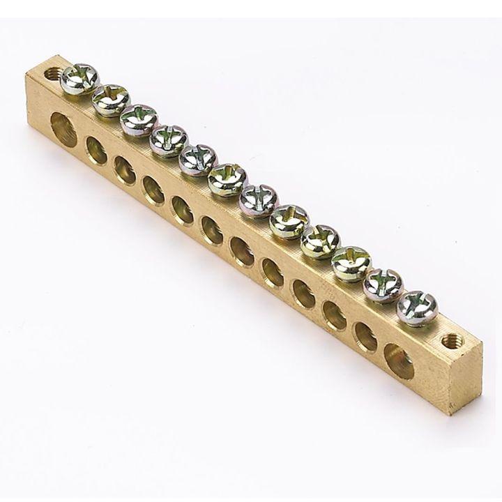 шина pen "ноль-земля" 8х12 12 отвер. латунь крепеж по краям proxima ekf sn0-125-12-k от BTSprom.by шина pen "ноль-земля" 8х12 12 отвер. латунь крепеж по краям proxima ekf sn0-125-12-k от BTSprom.by