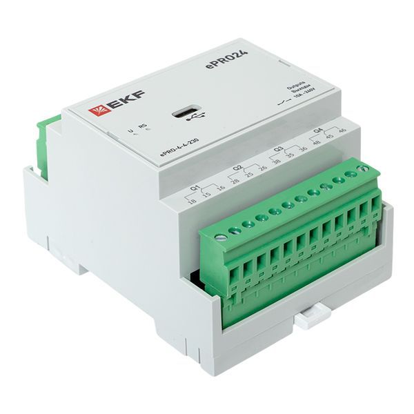  Модуль расширения ePRO удаленного управления 6вх/4вых 230В PROxima EKF ePRO-6-4-230 фото в каталоге от BTSprom.by