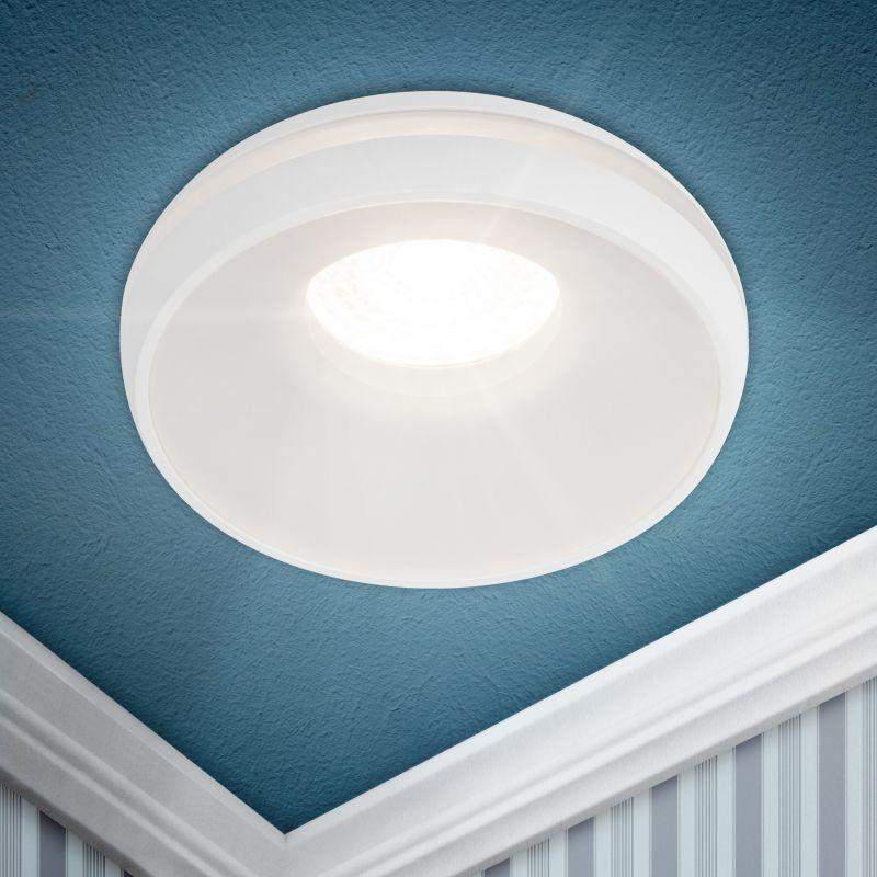 светильник декоративный dk100 wh mr16 gu5.3 встраив. бел. эра б0055588 от BTSprom.by