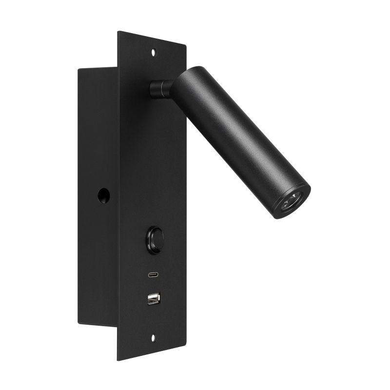 светильник светодиодный sp-bed-charge-built-s80x230-3w warm3000 (bk 20 deg 230в usb-a usb-c) ip20 металл arlight 046880 от BTSprom.by