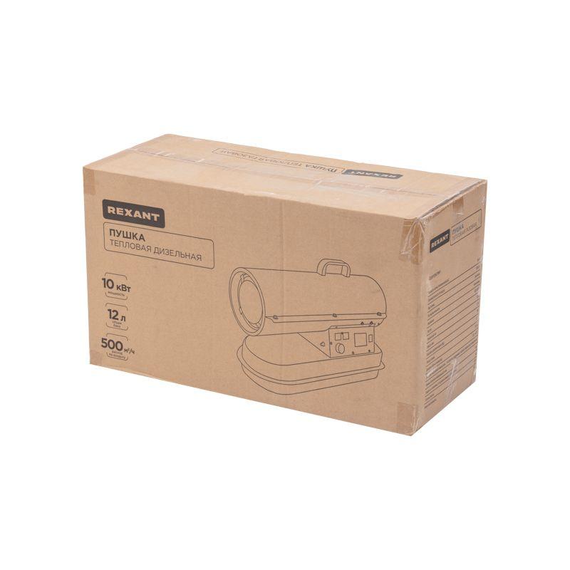  Пушка дизельная прямого нагрева 10кВт 500куб.м/ч Rexant 60-0050 фото в каталоге от BTSprom.by