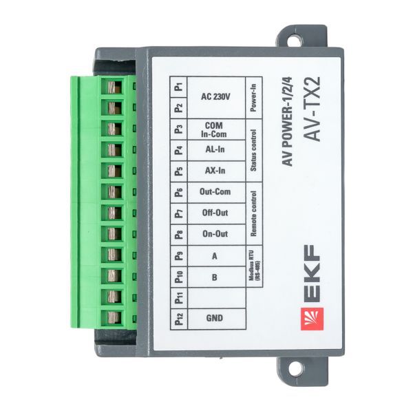  Блок коммуникационный ModBus RTU для ETU x.2 AV POWER-1/2/4 AVERES EKF mccb-124-modbus-av фото в каталоге от BTSprom.by