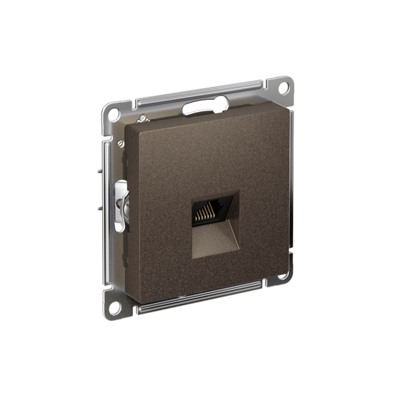 розетка компьютерная atlasdesign rj45 кат.5e механизм мокко se atn000683 от BTSprom.by