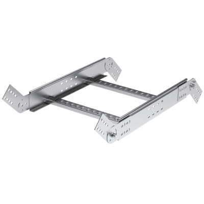 угол вертикальный шарнирный 80х500 лонжерон 1.5мм в компл. с крепежн. элемент. и соед. пластинами цинк-ламель dkc lie8005kzl от BTSprom.by