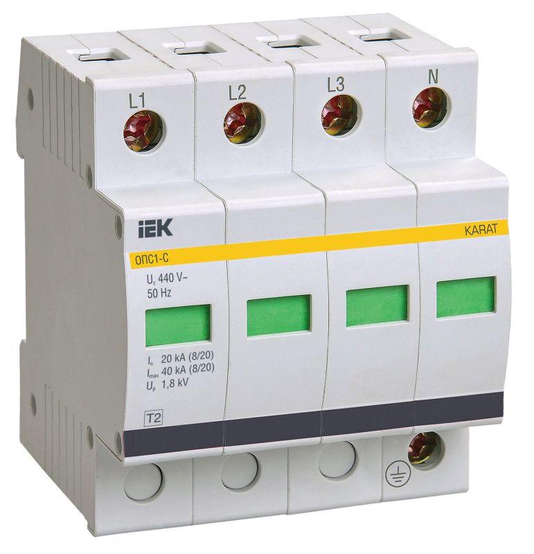 ограничитель перенапряжения опс1-c 4p karat iek mop20-4-c от BTSprom.by