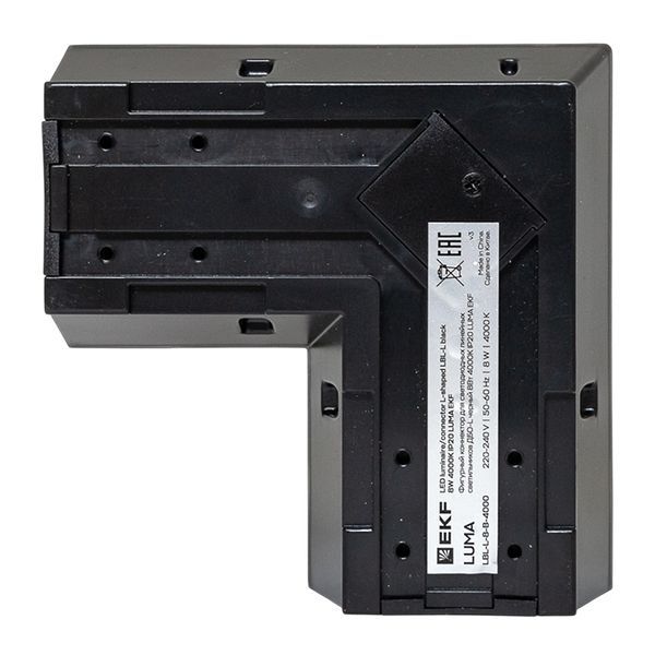  Коннектор фигурный для светодиод. линейных светильников ДБО-L 8Вт 6500К IP20 черн. LUMA EKF LBL-L-8-B-6500 фото в каталоге от BTSprom.by