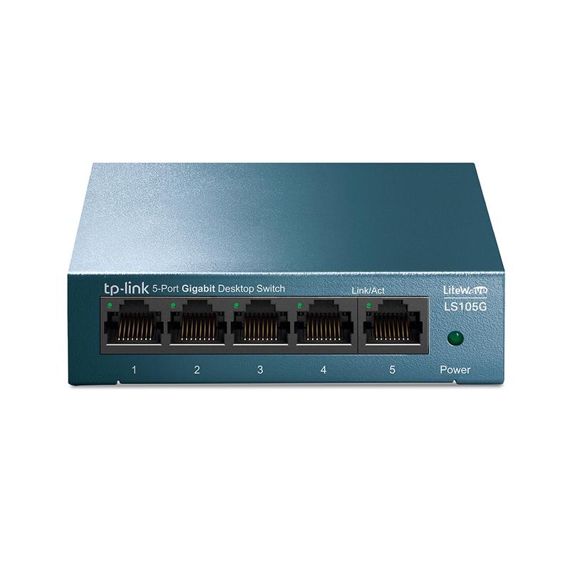 коммутатор ls105g 5-портовый 10/100/1000мбит/с настол. tp-link 1701310 от BTSprom.by