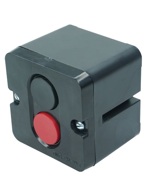 пост управления пке 712 у3 10а 660в черн. и красн. цилиндр накладной ip40 электротехник et523351 от BTSprom.by