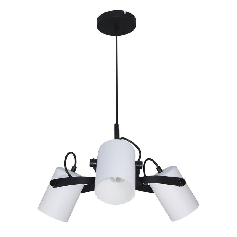 светильник "гамма" 231 нсб 01-3х60-178 e27 (им) подвесной черн./бел. муар. элетех 1005405348 от BTSprom.by