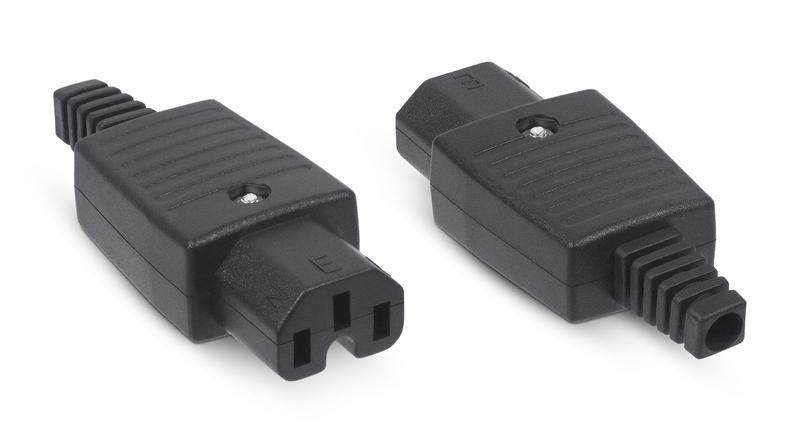 вилка с13 разборная iec-320-c13 10а 250в черн. cabeus 9646c от BTSprom.by