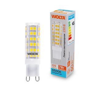 лампа светодиодная 7вт 6500к g9 wolta wstd-jcd-7w6kg9-c от BTSprom.by
