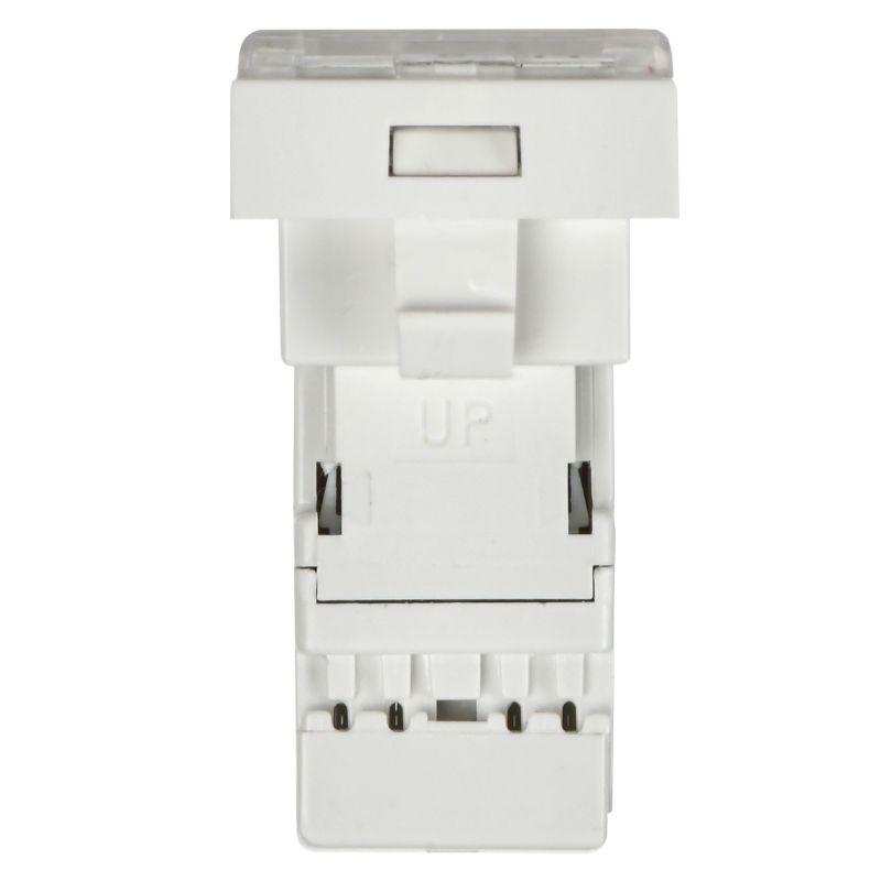  Розетка компьютерная 1мод. PRIMER RJ45 кат.6 РКИ-10-00-П-6 бел. IEK PR-KK40D-RI-0-1-C06U-K01 фото в каталоге от BTSprom.by