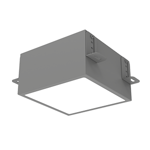 светильник светодиодный dl-grill для потолка грильято 150х150 18вт 3000к 140х140х100 ip40 встраив. ral7045 сер. муар varton v1-r0-70809-10000-4001830 от BTSprom.by