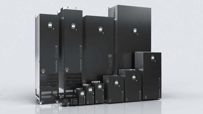  Преобразователь частоты STV630 4кВт 400В ЭМС С3 + встр. DC реактор + LCD панель оператора SE STV630U40N4L1 фото в каталоге от BTSprom.by