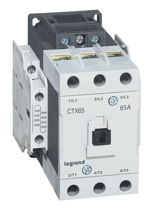 контактор ctx3 3п 65а кат. 380в ac 2но+2нз leg 416168 от BTSprom.by