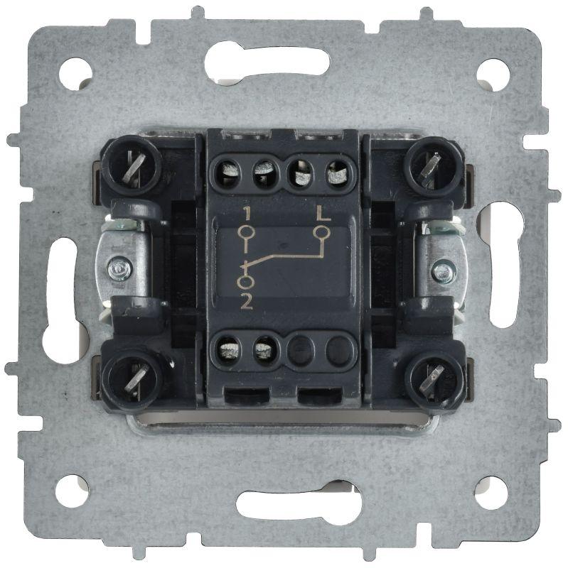  Выключатель проходной 1-кл. СП BRITE ВС10-1-6-БрАБ 10А механизм арктич. бел. IEK BR-V12-0-10-K91 фото в каталоге от BTSprom.by