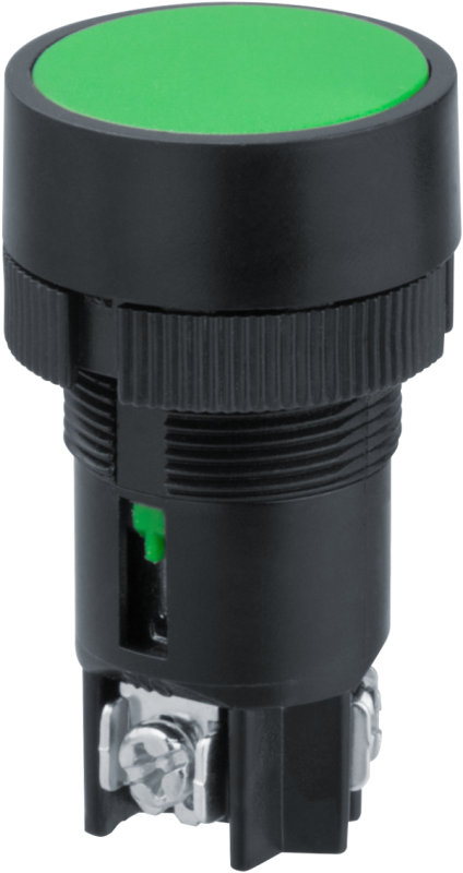 кнопка пуск d22мм no 82 811 nbi-b-04-g зел. navigator 82811 от BTSprom.by