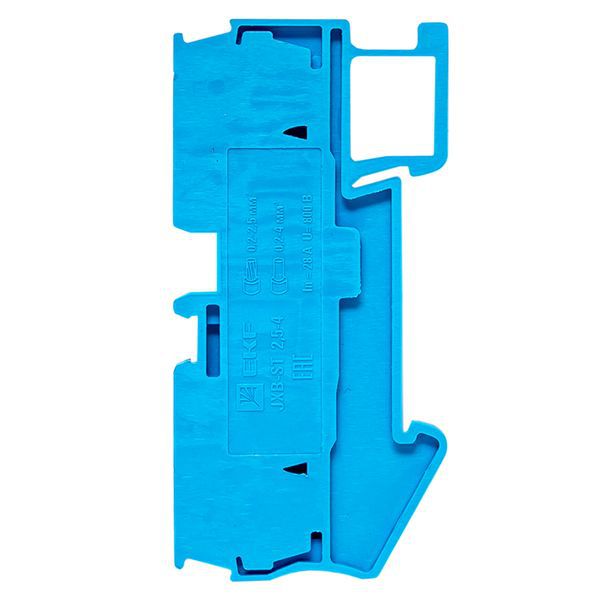  Колодка клеммная ST-2.5 28А 4 вывода пружинная син. PROxima EKF plc-jxb-st-2.5-4-blue фото в каталоге от BTSprom.by