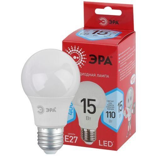 лампа светодиодная red line led a60-15w-840-e27 r 15вт a60 груша 4000к нейтр. бел. e27 эра б0046356 от BTSprom.by