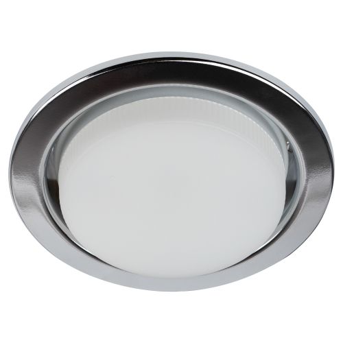 светильник kl35 cн /1 (к) set 10 gx53 ip20 под лампу встраив. с термокольцом хром (уп.10шт) эра б0071344 от BTSprom.by