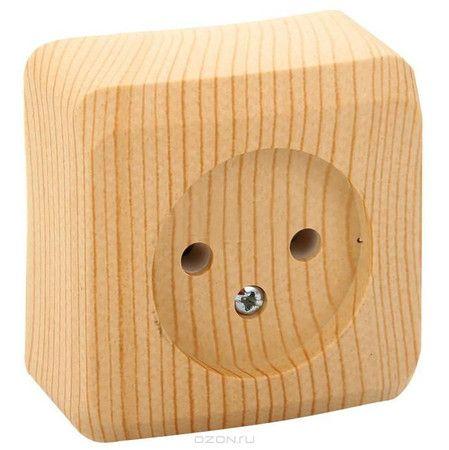 розетка 1-м оп этюд дача 16а ip20 250в без заземл. без защ. шторок сосна se pa16-001d от BTSprom.by