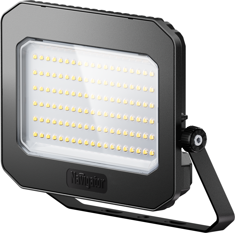 прожектор светодиодный 95 194 nfl-04-100-4k-bl-led as 100вт 4000к ip65 12000лм черн. navigator 95194 от BTSprom.by