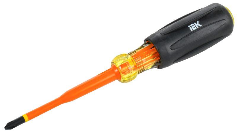 отвертка диэлектрическая slim ph2х100 т3 arma2l 5 iek a2l5-sc31-t3-ph-20-100 от BTSprom.by