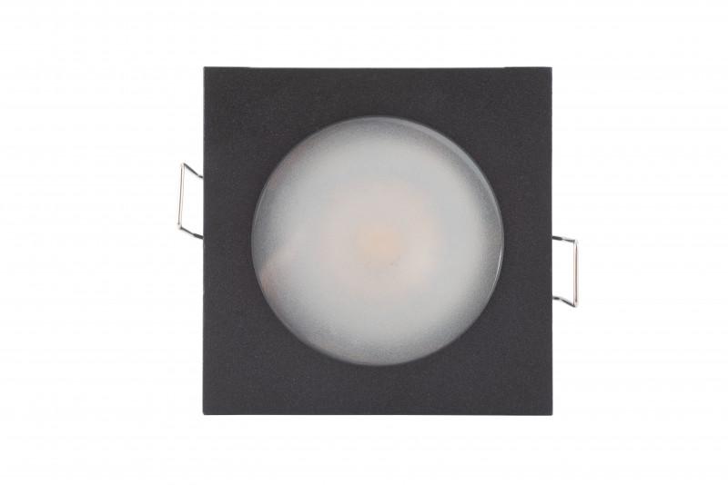 светильник 50вт gu10 ip44 встраив. влагозащ. алюм. черн. denkirs dk3015-bk от BTSprom.by