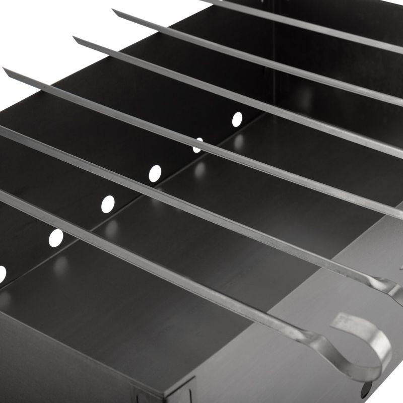  Мангал сборный "ЭКОНОМ" в гофрокартонной коробке с шампурами СОКОЛ 62-0008 фото в каталоге от BTSprom.by