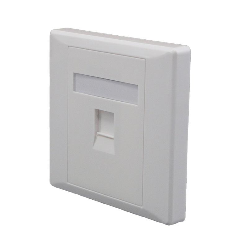 панель лицевая 1 порт 80х80 keystone шторка (diy) suprlan 10-0333-1 от BTSprom.by