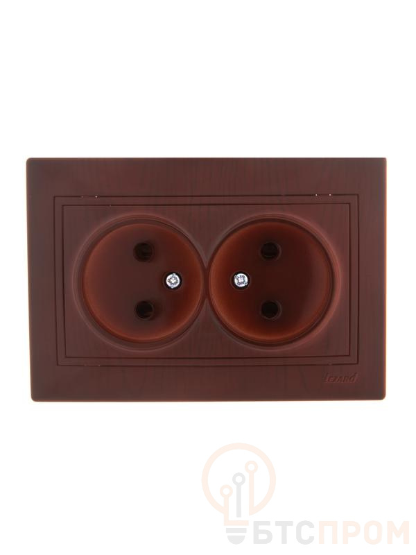 Розетка 2-м СП Mira 16А IP20 без заземл. керамика вишня LEZARD 701-0601-128 фото в каталоге от BTSprom.by  Розетка 2-м СП Mira 16А IP20 без заземл. керамика вишня LEZARD 701-0601-128 фото в каталоге от BTSprom.by