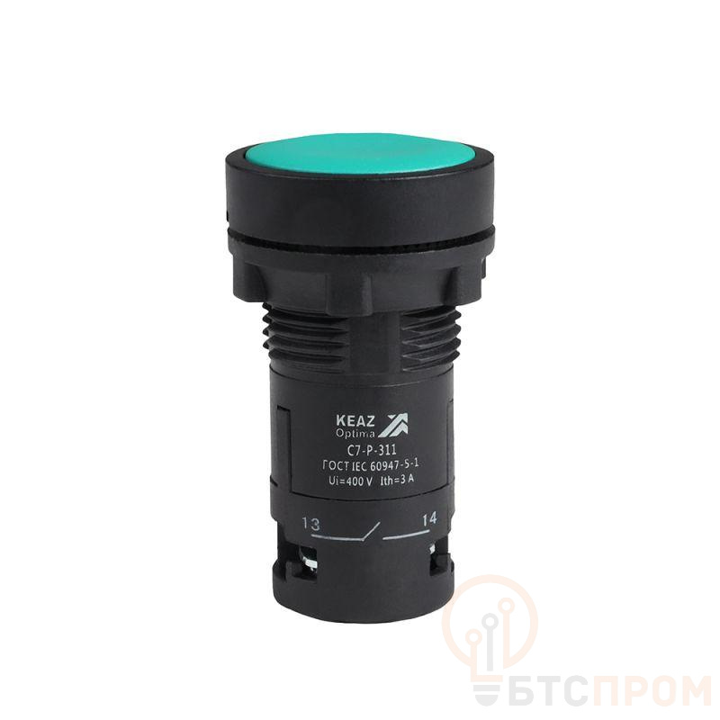 Кнопка OptiSignal Compact D22 С7-P-302 зел. 2НЗ XB7NA34 КЭАЗ 362038 фото в каталоге от BTSprom.by  Кнопка OptiSignal Compact D22 С7-P-302 зел. 2НЗ XB7NA34 КЭАЗ 362038 фото в каталоге от BTSprom.by