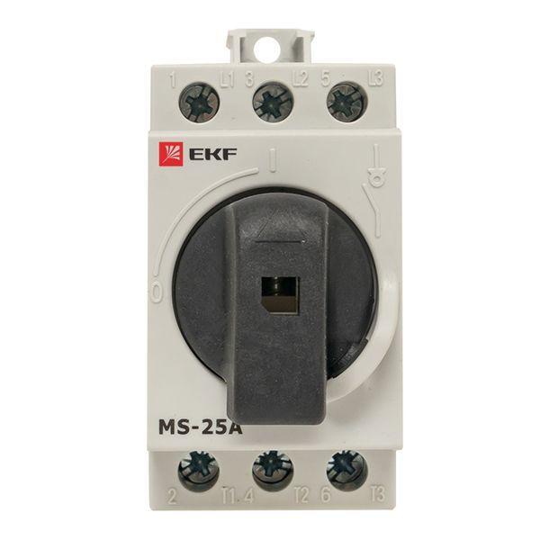  Рубильник мод. 3п MS-25A на DIN-рейку EKF ms-25d фото в каталоге от BTSprom.by
