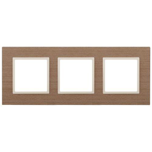 рамка 3-м 14-5303-07 дерево elegance ясень+сл. кость эра б0034578 от BTSprom.by