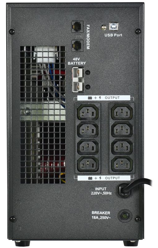  Источник бесперебойного питания ELECTRA LT 3кВА/2.4кВт 48VDC без АКБ USB ITK ELT-3000VA-1-L фото в каталоге от BTSprom.by