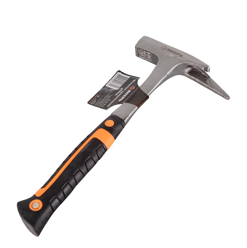  Молоток кровельщика 600г двухкомпонентн. рукоятка; цельнометал. Вихрь 73/6/8/9 фото в каталоге от BTSprom.by