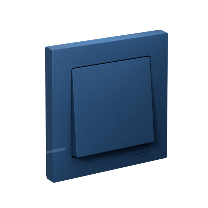 выключатель 1-кл. atlasdesign (сх.1) 10ax в сборе аквамарин se atn001112 от BTSprom.by