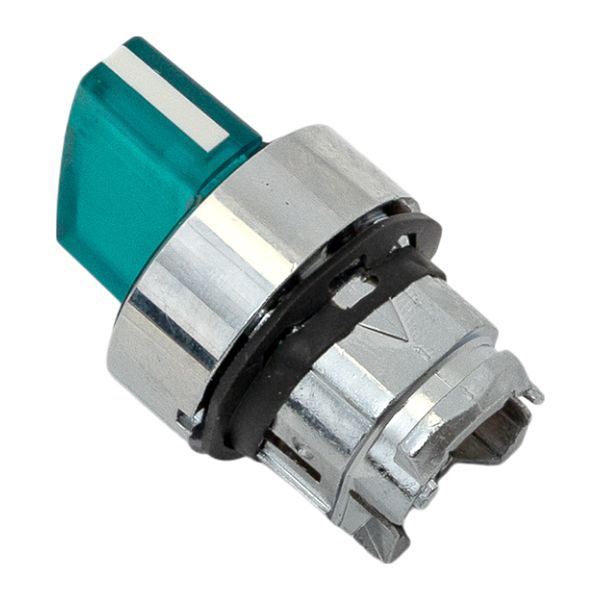  Механизм переключателя исполнительный XB4 IP65 на 3 положения с фиксацией с подсветкой с короткой ручкой зел. EKF XB4BD3FL-G-65 фото в каталоге от BTSprom.by